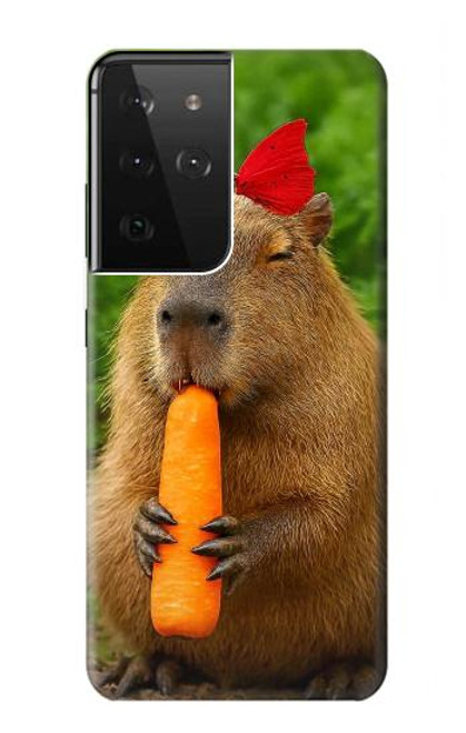 S4068 Capybara Butterfly Case For Samsung Galaxy S21 Ultra 5G