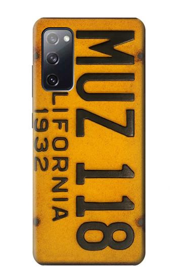 S4060 Vintage California Car License Plate Case For Samsung Galaxy S20 FE