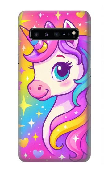 S4057 Cute Unicorn Cartoon Case For Samsung Galaxy S10 5G