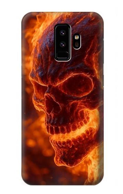 S4062 Fire Skull Case For Samsung Galaxy S9