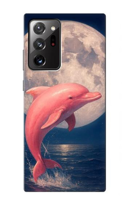S4045 Dolphin Moon Night Case For Samsung Galaxy Note 20 Ultra, Ultra 5G