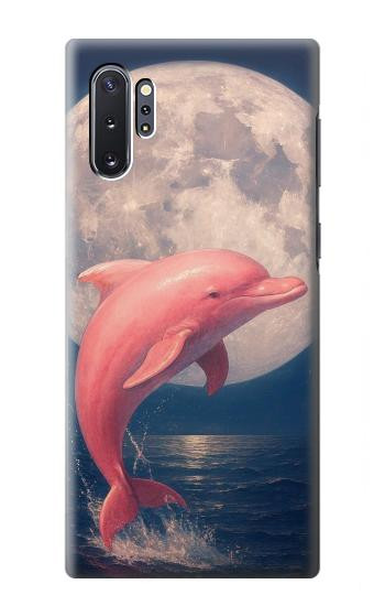 S4045 Dolphin Moon Night Case For Samsung Galaxy Note 10 Plus