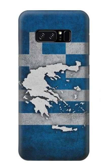 S4074 The Flag of Greece Case For Note 8 Samsung Galaxy Note8