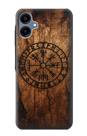 S4036 Viking Vegvisir Compass Wood Case For Samsung Galaxy A06
