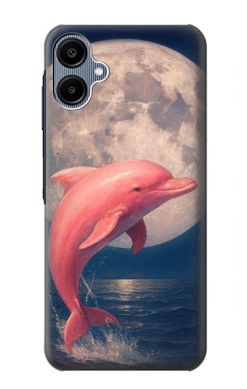 S4045 Dolphin Moon Night Case For Samsung Galaxy A06