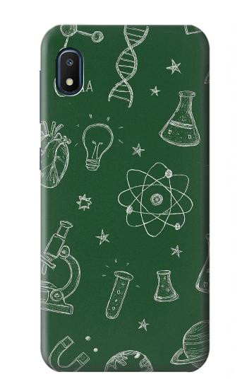 S4059 Science Chalkboard Graphic Case For Samsung Galaxy A10e