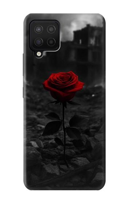 S4048 Red Rose Ruins Case For Samsung Galaxy A12