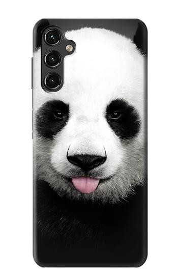 S4049 Cute Panda Stick Out Tongue Case For Samsung Galaxy A14 5G