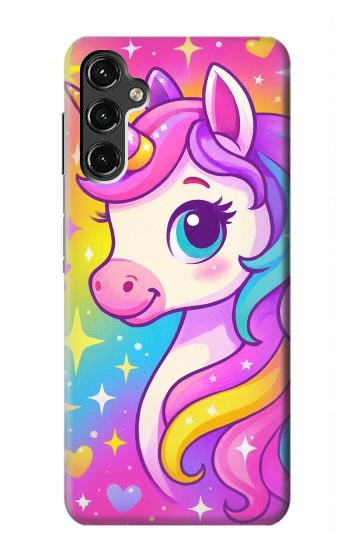 S4057 Cute Unicorn Cartoon Case For Samsung Galaxy A14 5G