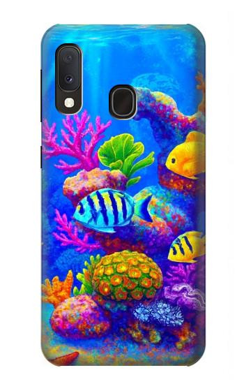 S4058 Colorful Aquarium Case For Samsung Galaxy A20e