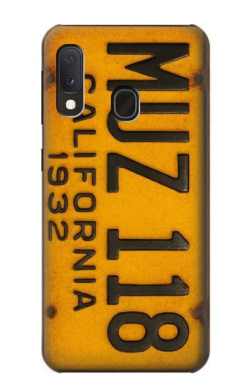 S4060 Vintage California Car License Plate Case For Samsung Galaxy A20e