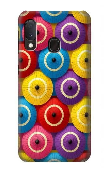 S4065 Snake Eye Umbrella Pattern Case For Samsung Galaxy A20e