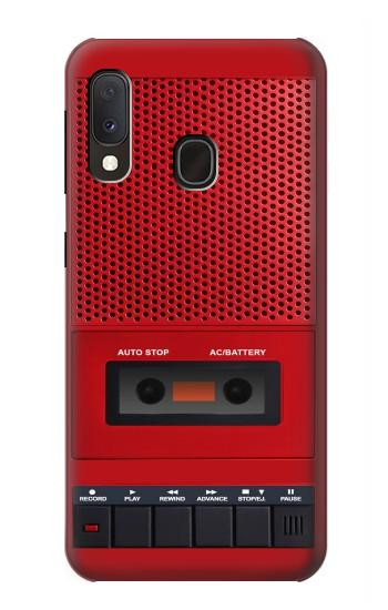 S4073 Vintage Red Cassette Player Graphic Case For Samsung Galaxy A20e