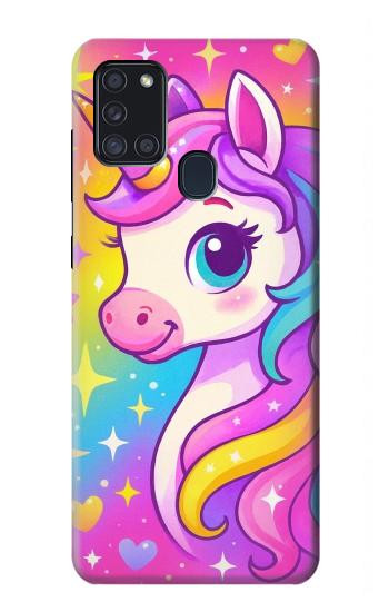 S4057 Cute Unicorn Cartoon Case For Samsung Galaxy A21s