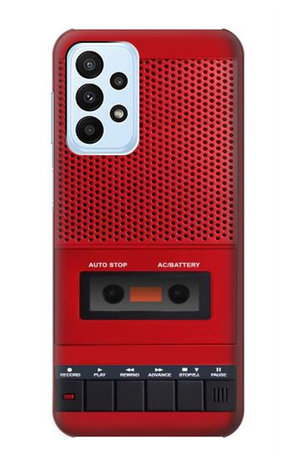 S4073 Vintage Red Cassette Player Graphic Case For Samsung Galaxy A23