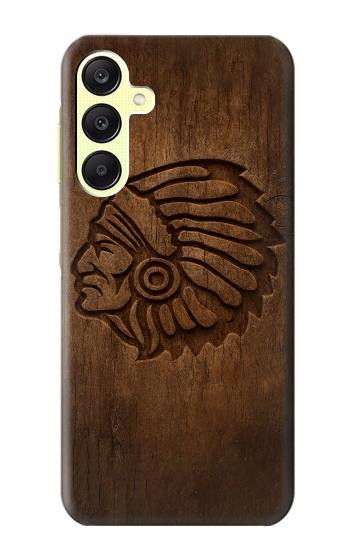 S4035 Native American Wood Carving Case For Samsung Galaxy A25 5G