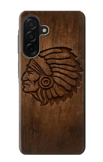 S4035 Native American Wood Carving Case For Samsung Galaxy A26
