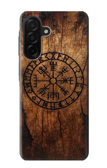 S4036 Viking Vegvisir Compass Wood Case For Samsung Galaxy A26