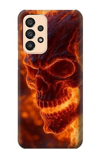 S4062 Fire Skull Case For Samsung Galaxy A33 5G