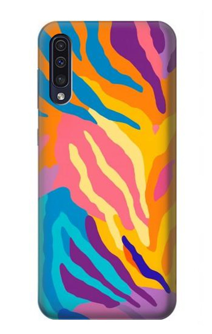 S4037 Colorful Zebra Pattern Case For Samsung Galaxy A50