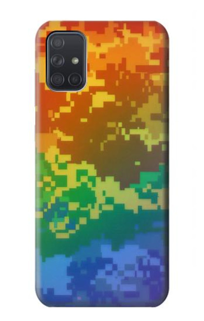 S4047 LGBTQ Camouflage Case For Samsung Galaxy A71 5G