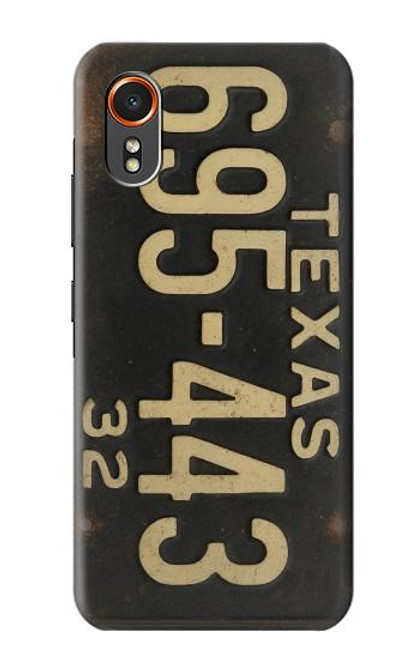 S4061 Vintage Texas Car License Plate Case For Samsung Galaxy XCover7