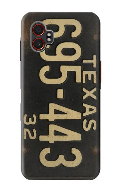 S4061 Vintage Texas Car License Plate Case For Samsung Galaxy XCover7 Pro