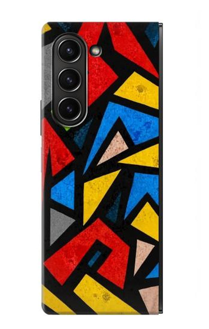 S4044 Street Art Abstract Graphics Case For Samsung Galaxy Z Fold 5