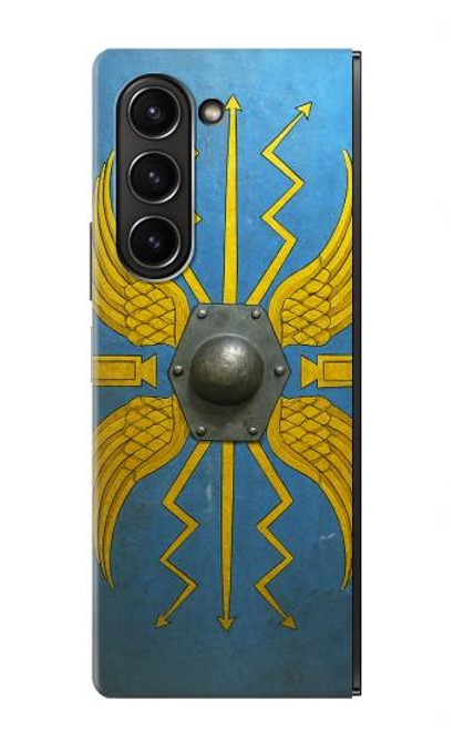 S4052 Blue Roman Shield Case For Samsung Galaxy Z Fold 5