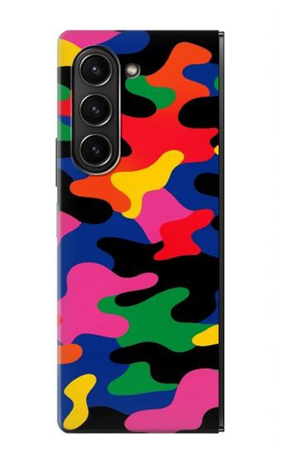 S4072 Colorful Camouflage Case For Samsung Galaxy Z Fold 5