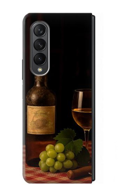 S4041 Old Vines Wine Case For Samsung Galaxy Z Fold 3 5G