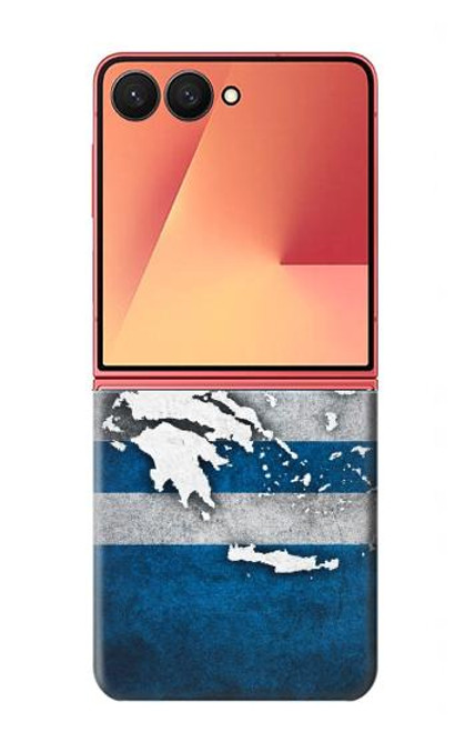 S4074 The Flag of Greece Case For Samsung Galaxy Z Flip 7