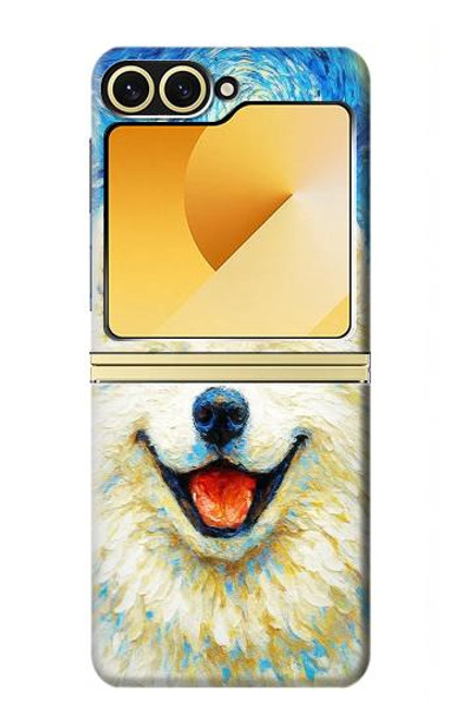 S4064 Smile Dog Van Gogh Starry Night Case For Samsung Galaxy Z Flip 6, Flip 7 FE