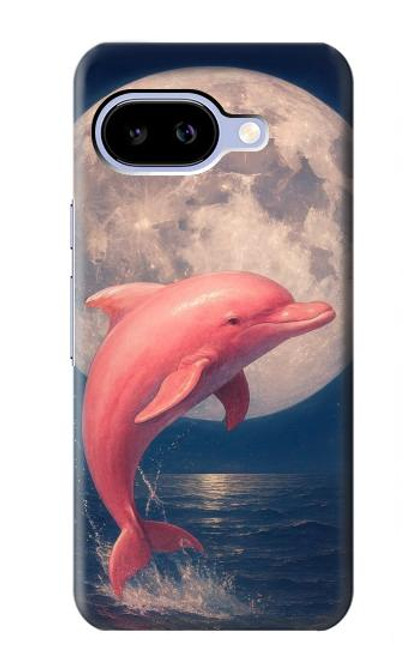 S4045 Dolphin Moon Night Case For Google Pixel 9a