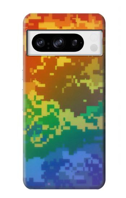 S4047 LGBTQ Camouflage Case For Google Pixel 8 pro