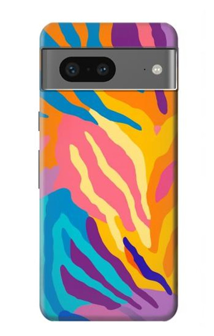 S4037 Colorful Zebra Pattern Case For Google Pixel 7a