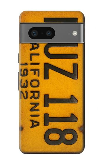 S4060 Vintage California Car License Plate Case For Google Pixel 7a