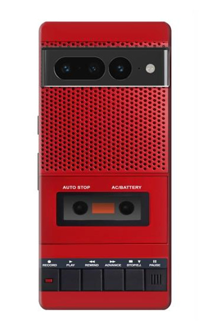 S4073 Vintage Red Cassette Player Graphic Case For Google Pixel 7 Pro