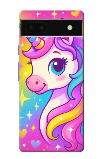 S4057 Cute Unicorn Cartoon Case For Google Pixel 6a