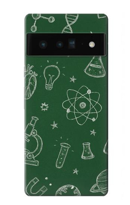 S4059 Science Chalkboard Graphic Case For Google Pixel 6 Pro