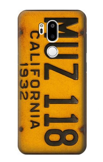 S4060 Vintage California Car License Plate Case For LG G7 ThinQ
