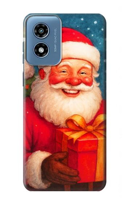S4046 Happy Santa Case For Motorola Moto G Play 4G (2024)