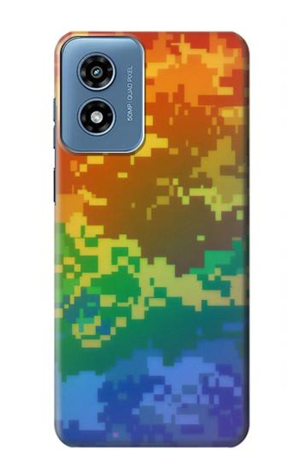 S4047 LGBTQ Camouflage Case For Motorola Moto G Play 4G (2024)