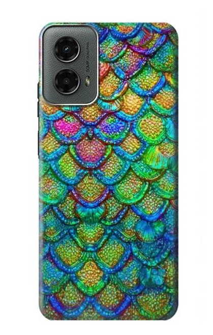 S4071 Colorful Mermaid Scale Case For Motorola Moto G 5G (2024)