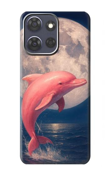 S4045 Dolphin Moon Night Case For Motorola Moto G Power (2025,2026)
