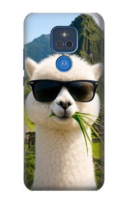 S4069 Alpaca Sunglasses Case For Motorola Moto G Play (2021)