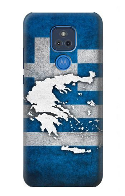 S4074 The Flag of Greece Case For Motorola Moto G Play (2021)