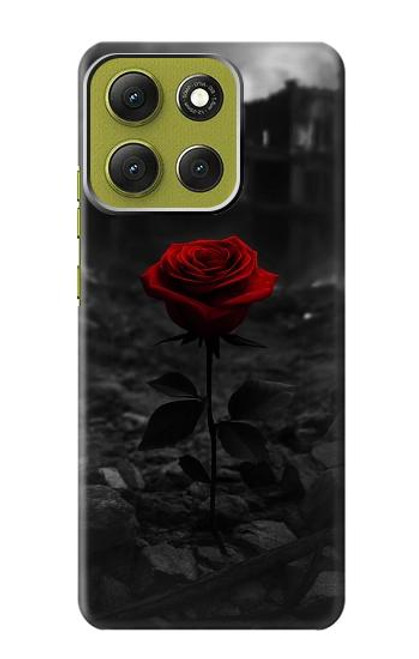 S4048 Red Rose Ruins Case For Motorola Moto G86
