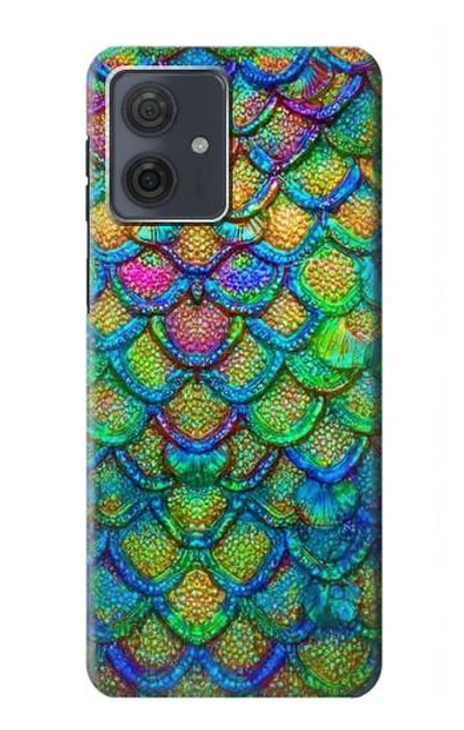S4071 Colorful Mermaid Scale Case For Motorola Moto G54