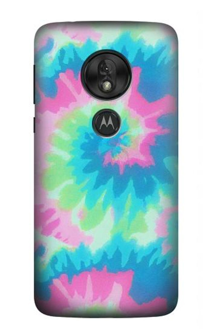 S4033 Pastel Color Tie Dye Case For Motorola Moto G7 Power